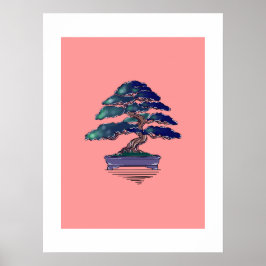Bonsai Zen Minimaal Poster