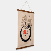 Bonsai Zen Spiral of life Hangend Wandkleed (Gebogen)