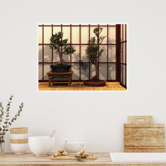 BONSAIS POSTER (Keuken)