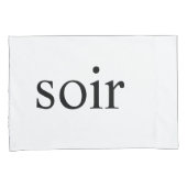 Bonsoir "Good Evening Pillow Set" Kussensloop (Voorkant-Rechts)