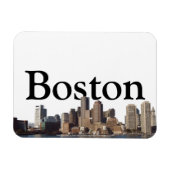 Bonston, MA Skyline met Boston in the Sky Magneet (Horizontaal)