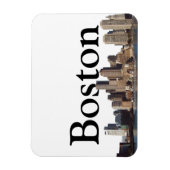 Bonston, MA Skyline met Boston in the Sky Magneet (Verticaal)