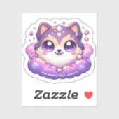 Bont Baby'S Eerste Schattigee Pet Lover Kawaii Vin Sticker (Vel)