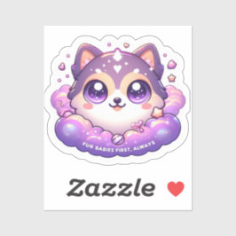 Bont Baby'S Eerste Schattigee Pet Lover Kawaii Vin Sticker