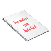 Bont doet je dik lijken notitieboek (Rechterzijde)