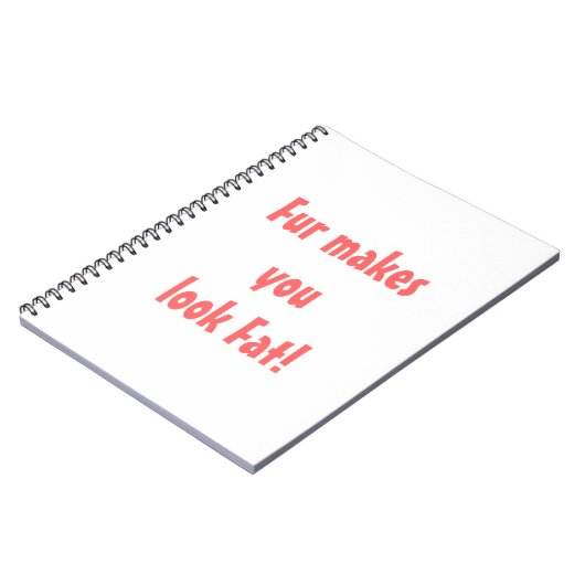 Bont doet je dik lijken notitieboek (Linkerzijde)