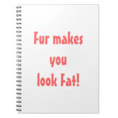 Bont doet je dik lijken notitieboek (Voorkant)