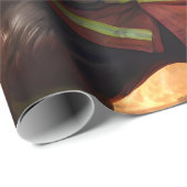 *Bont en vlammen: de brandende brandweerman van de Cadeaupapier (Rol Hoek)