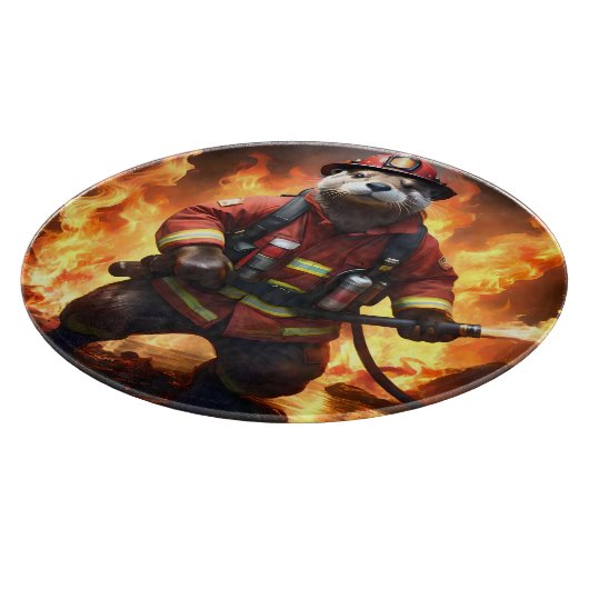 *Bont en vlammen: de brandende brandweerman van de Snijplank (Hoek)