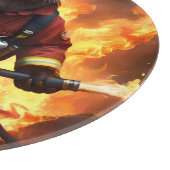 *Bont en vlammen: de brandende brandweerman van de Snijplank (Hoek)