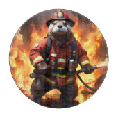 *Bont en vlammen: de brandende brandweerman van de Snijplank (Voorkant)