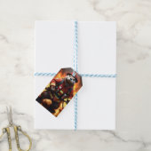 **"Bont en Vlammen: De Otter-brandweerman doet een Cadeaulabel (Met Touw)