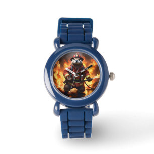 **"Bont en Vlammen: De Otter-brandweerman's Tegenv Horloge