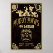 Bont & Fright OG Flyer Poster (Voorkant)