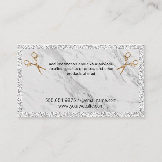 Bont honden | Scharen | Marmer Visitekaartje (Achterkant)