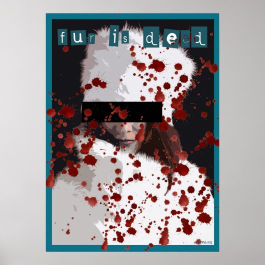 bont is dood poster (Voorkant)