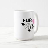 Bont mama met roze poot Mok (Voorkant rechts)