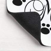 Bont mama met roze poot Muismat (Hoek)