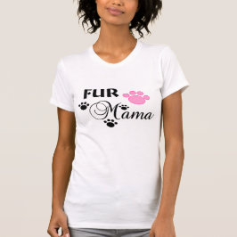 Bont Mama Met Roze Poot Vrouwen T-shirt