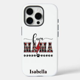 Bont Mama Plaid gepersonaliseerd iPhone 16 Pro Hoesje