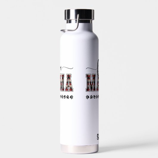 Bont Mama Plaid gepersonaliseerd Waterfles (Rechts)