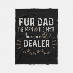 Bont papa Het Man De mythe De Snack Dealer Hondenv Fleece Deken