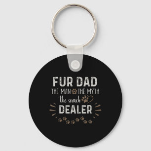 Bont papa Het Man De mythe De Snack Dealer Hondenv Sleutelhanger