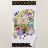 BONT-ST KLASSE MAIL Chow hond Strandlaken (Voorkant)