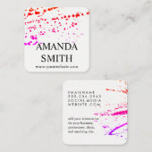 bont vierkante visitekaartje (Voorkant / Achterkant)