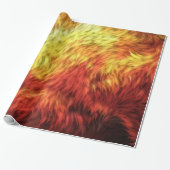 Bont Vuur 1 inpakpapier (Uitgerold)