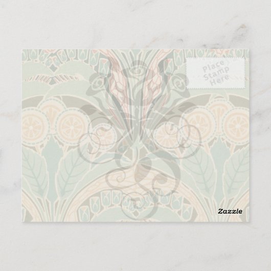  bontanale tuinkunst briefkaart (Achterkant)