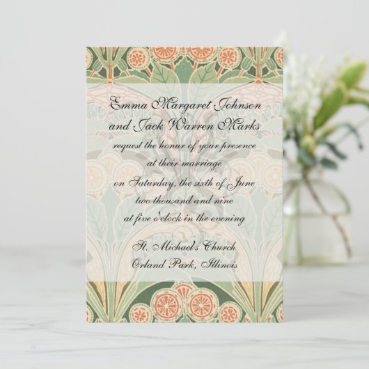 bontanale tuinkunst kaart (Staand voorkant)