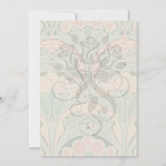  bontanale tuinkunst kaart (Achterkant)