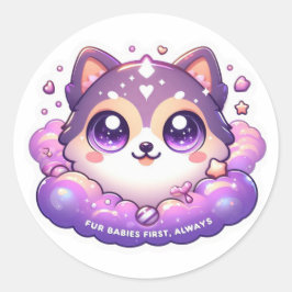 Bontbaby's eerst, altijd Schattigee Sticker voor d