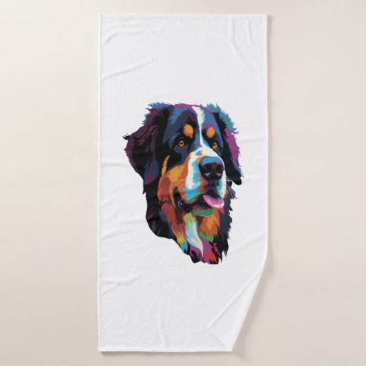 Bonte Berner Sennenhond Badhanddoek (Badhanddoek)
