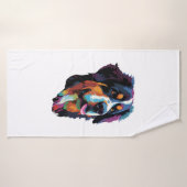 Bonte Berner Sennenhond Badhanddoek (Badhanddoek)