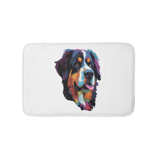 Bonte Berner Sennenhond Badmat (Voorkant)