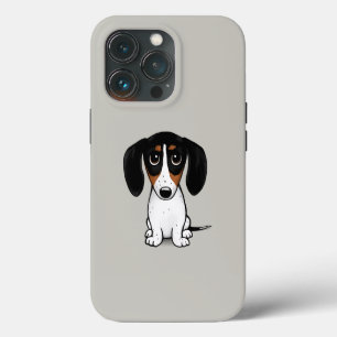 Bonte Dachshund Cute Puppy Hond iPhone 13 Pro Hoesje