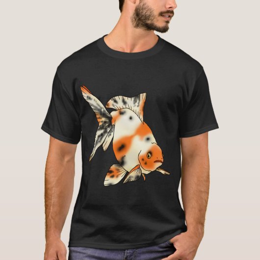 Bonte Fantail Goudvis T-shirt (Voorkant)