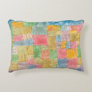 Bonte Landschap - Paul Klee Accent Kussen