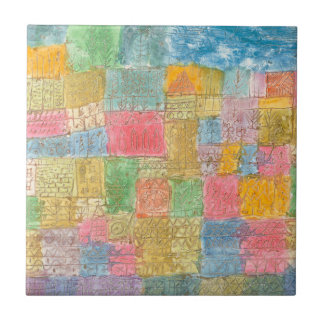 Bonte Landschap - Paul Klee Tegeltje