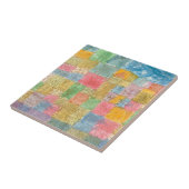 Bonte Landschap - Paul Klee Tegeltje (Zijkant)