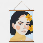 bonte man hangend wandkleed (Voorkant)