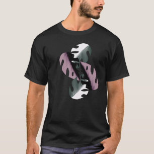 Bonte Monstera Kamerplanten Plant Roze T-shirt