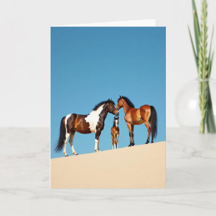 Bonte Paarden Vaderdag Kaart