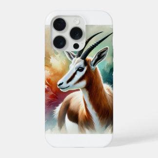 Bontebok in watercolor 220924AREF116 - Watercolor iPhone 15 Pro Case