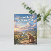 Bontebok Nationaal Park Zuid-Afrika Briefkaart (Staand voorkant)