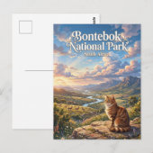 Bontebok Nationaal Park Zuid-Afrika Briefkaart (Voorkant / Achterkant)