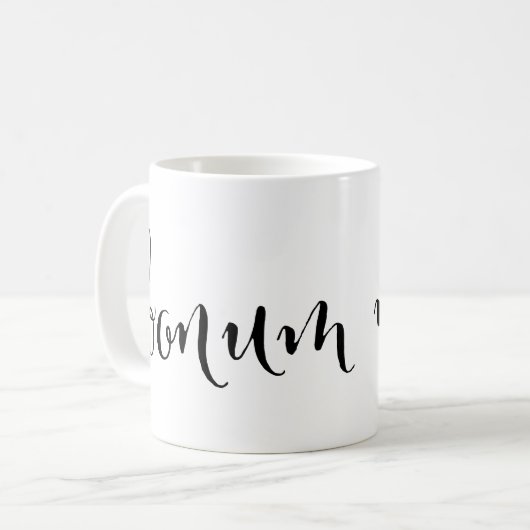 bonum mane Goedemorgen Latijnse Mok (Voorkant links)