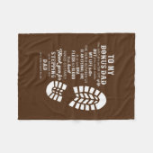 Bonus Dad Day Gift uit Stepdad voor Fleece Deken (Voorkant (Horizontaal))